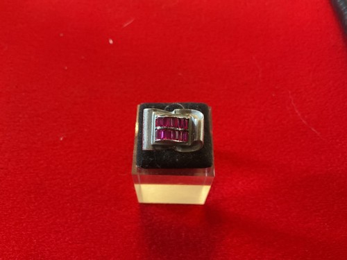 Bague tank art - argent, et