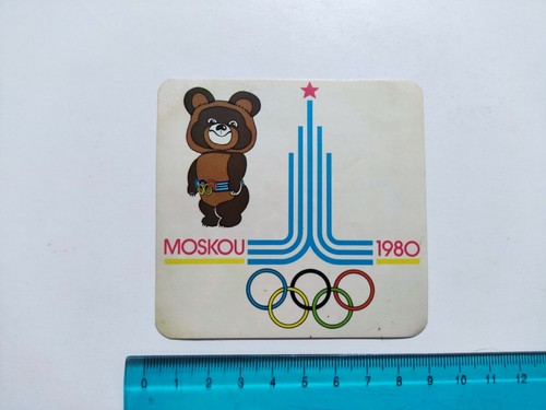 Autocollant moscou 1980 - autocollant,