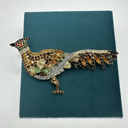 Bijoux fantaisie broche faisan - bijoux,