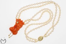 Collier Perles Or Jaune 18 KT