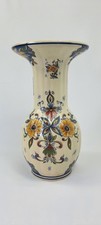 Vase cannelé delft faïence - vase,