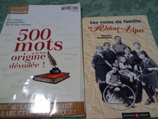 lot 2livres intéressants noms