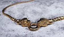 colliers 2 tetes de lions