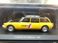 CITROEN ID 19 BREAK 1960 "EUROPE 1"  1/43éme IXO Neuf Boite Origine