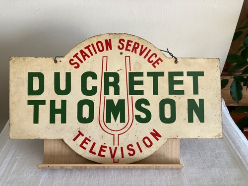Plaque publicitaire ancienne