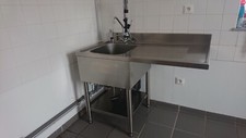 Plonge de Restaurant 1200 x 700 bac a gauche emplacement LV