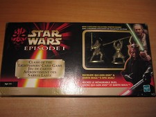 STAR WARS (2) FIGURINES FIGURES ETAIN PEWTER CLASH OF THE LIGHTSABERS CARD GAME