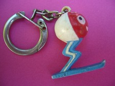 Porte clés - Figurine JIM  SCHUSS Mascotte J.O Grenoble 1968