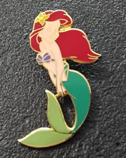 Pin’s BD Dessin Animé Disney Ariel La Petite Sirène Signé Disney Rare (1521)