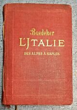 1909 Baedeker's L'Italie Des