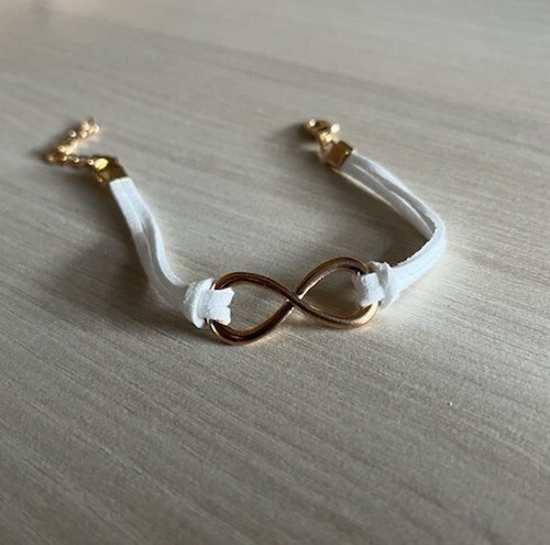 Bracelet femme infini blanc - blanc, ou