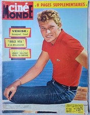 Ancienne revue CINÉMONDE n° 1466 du 11 Septembre 1962 ?JOHNNY HALLYDAY?C75