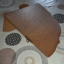 ETAGERE D'ANGLE ARTISANALE *GARANTIE* EN CHENE MASSIF 35 CM DE COTÉ  TBE A VOIR