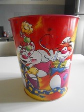 ANCIENNE CORBEILLE A PAPIER EN METAL DIDDL 1990's PAR THOMAS GOLETZ