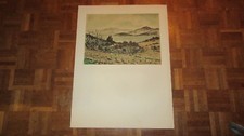 superbe lithographie Dunoyer