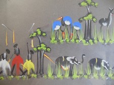 Tableau à la gouache