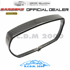 Bague De Cadre De Phare Avant Vespa 50 Spécial Carbone Look.