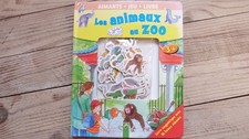Livre jeu aimants Les Animaux au zoo, à partir de 3 ans, TBE et complet