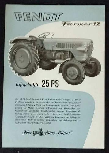 Rare prospekt fendt - prospekt,