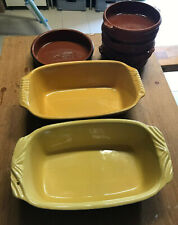 IMPORTANT  Lot de  ramequins  cassolettes et 2 grands moules à terrine 7 Pièces 