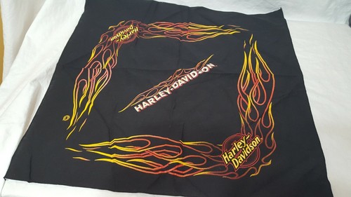Harley davidson black flames - harley,