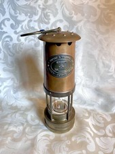 Lampe lanterne de mineur en Cuivre cambrian E Thomas & Williams UK 266227