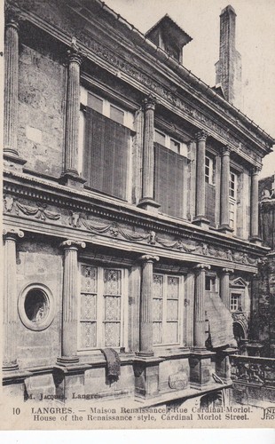 Cpa langres maison renaissance - langres,