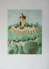 Raymond PEYNET : Lettres de mon Moulin, Lithographie originale signée