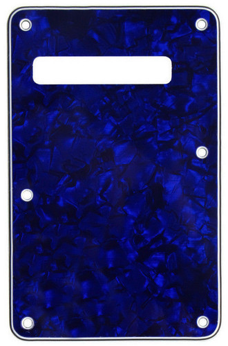 New backplate strat pearl - backplate, blue