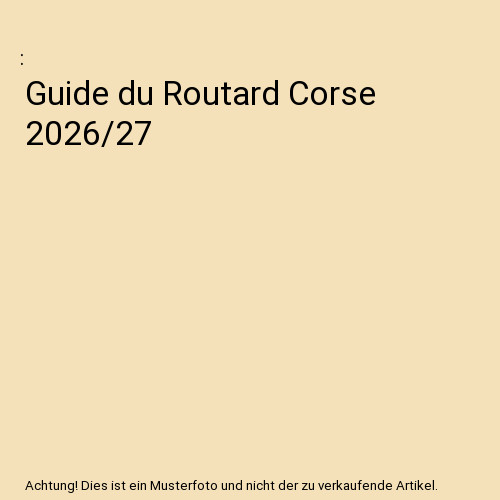 Guide routard corse 2026 27 - routard,