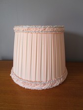 GRAND ABAT - JOUR  ANCIEN EN  TISSU PLISSE VOILE ROSE SAUMON