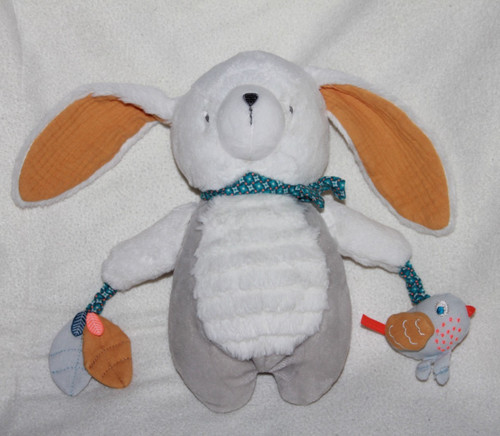 Doudou lapin tape oeil - doudou, a