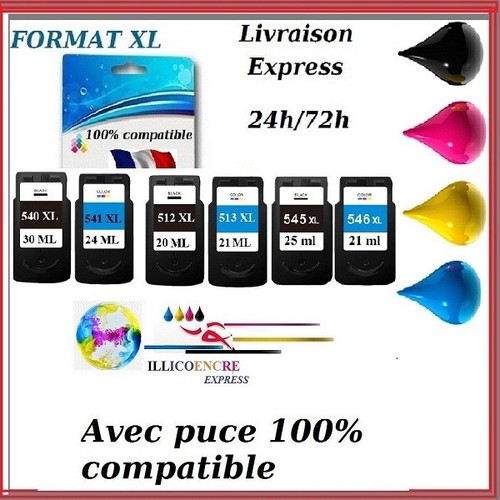 Cartouches compatibles avec