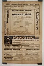 Bayreuth Festival 1930 Programme Musique Opéra Classique