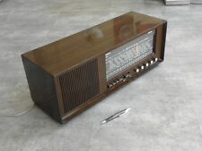 vintage radio tsf valve Work grandin lindau tuner old tube lamp art deco wood 
