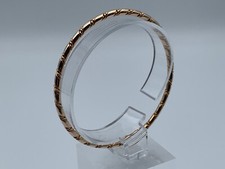 BRACELET PLAQUE OR 11 GRAMMES 10 MAILLE TORSADEE DIAMETRE INTERIEUR 6 CM W148