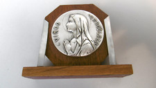 cadre a poser medaille virgo immagulata signé ruliony
