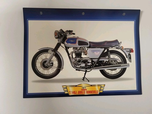 Carte fiche moto triumph - carte, t