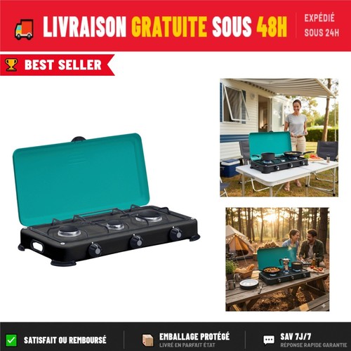 Réchaud gaz feux intec gold - réchaud, 3