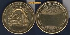 Cité Médiévale de Perouges II Ain France Médaille Souvenir 45 mm 39 Gr