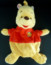 J4. DOUDOU RANGE PYJAMA DISNEY WINNIE orange rouge fleur soleil pois 45cm - TTBE