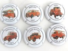 Série de 6 .  capsules Champ