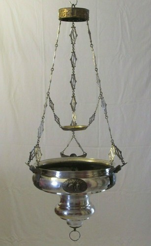 Grande lampe sanctuaire en - , de