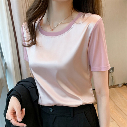 Haut chemisier satin pour - haut,
