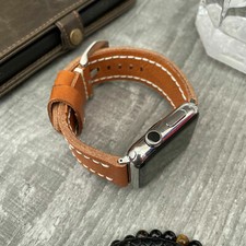 Qualité Épais Orange Cuir