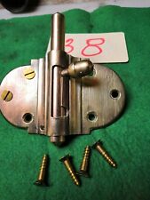 Ancien verrou targette en laiton, restauration meubles, porte placards, lot 38