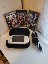 Console Sony PSP slim blanche avec jeux - occasion 