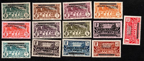 Colonies françaises aef - françaises,