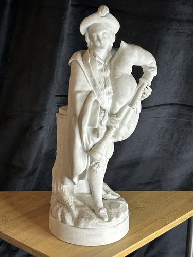 Statue biscuit porcelaine xixe - statue,