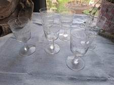 Anciens verres cristal - 6,